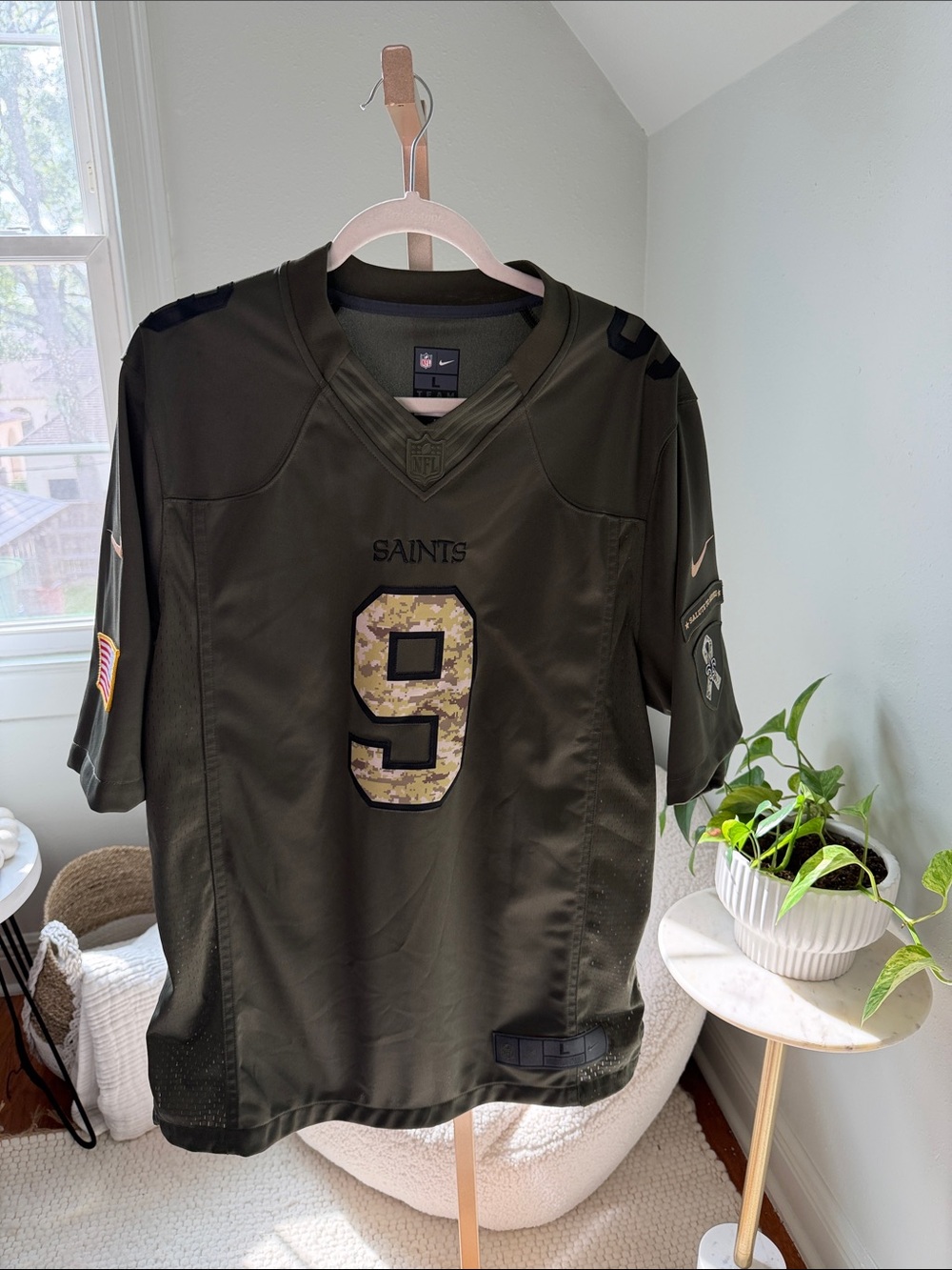 Nike Drew Brees ‘Salute to Service’ New Orleans Saints #9  Jersey